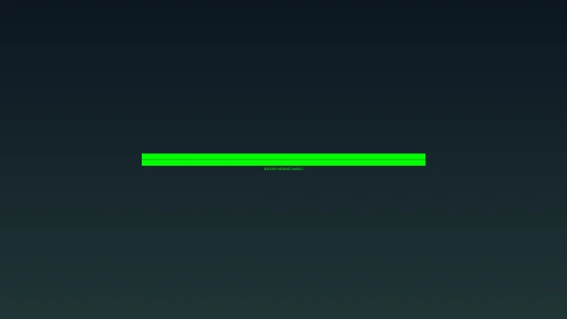 Terminal-style visualization of a Docker container with a shield icon, green-on-black terminal aesthetic with security lock symbols