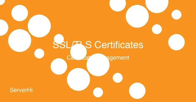 SSL certificate management terminal showing certificate issuance and renewal status