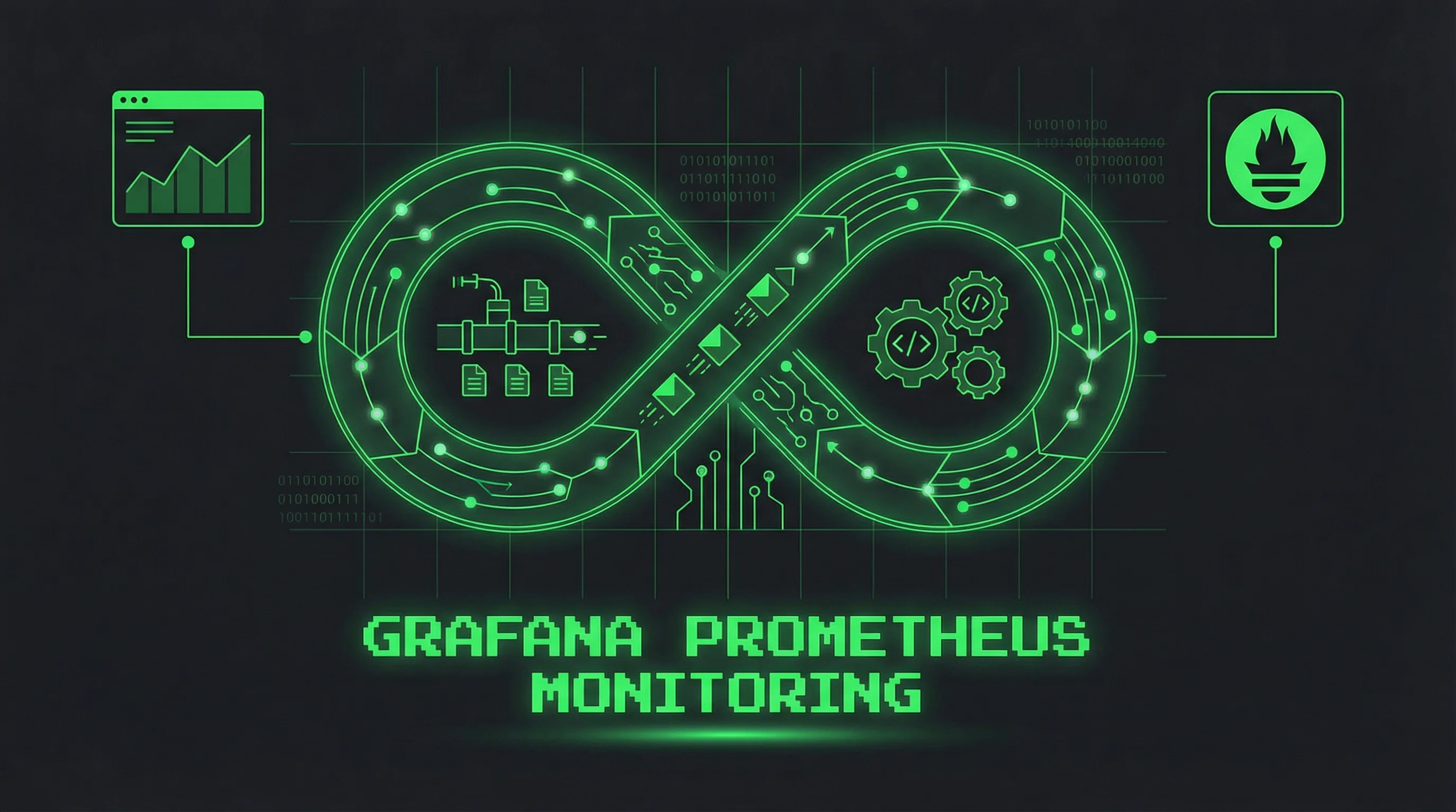 Grafana dashboard showing server metrics with graphs and charts