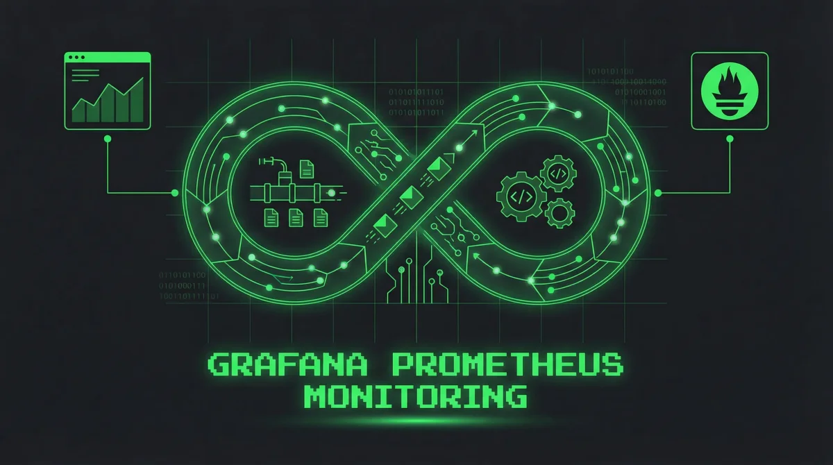 Grafana dashboard showing server metrics with graphs and charts
