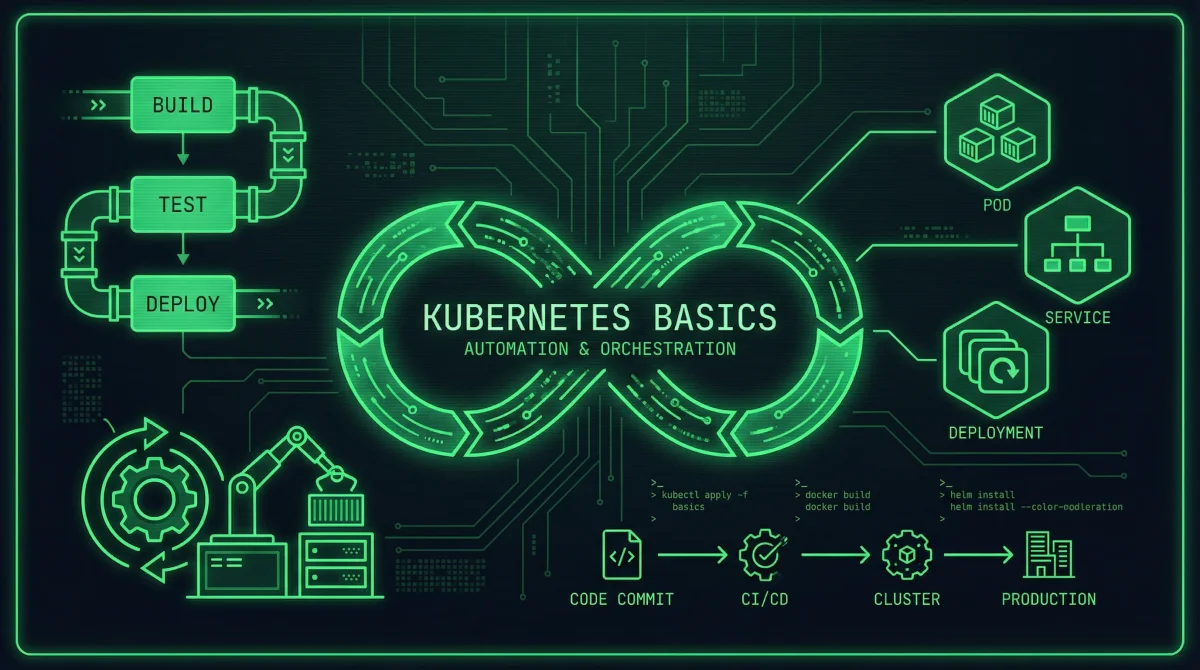 Kubernetes cluster architecture with pods and services