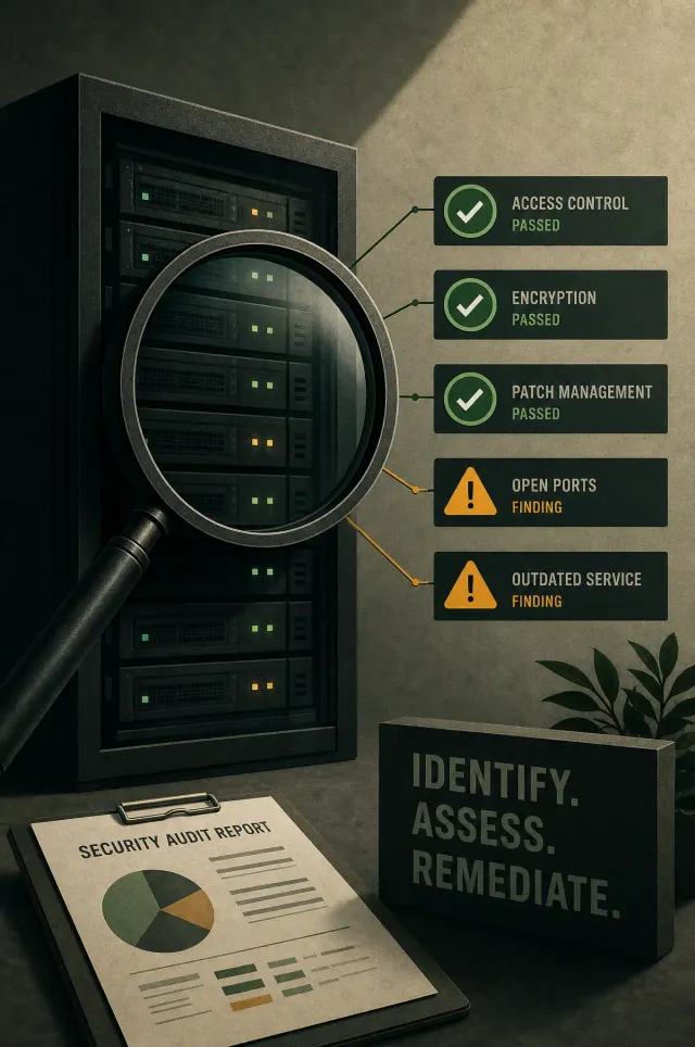 Terminal-style illustration for Automated Linux Security Auditing with Lynis: Full System Scan and Remediation