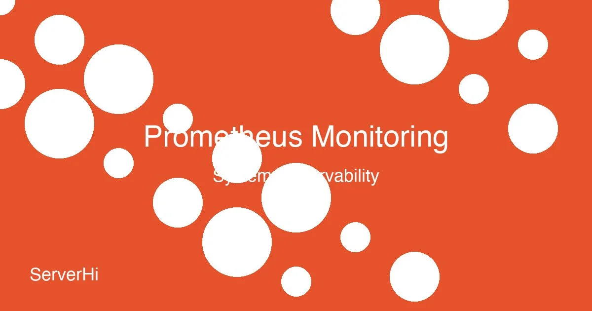 Prometheus monitoring dashboard showing metrics visualization and alerting rules