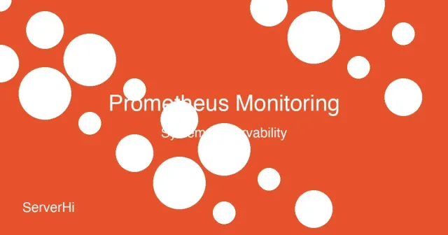 Prometheus monitoring dashboard showing metrics visualization and alerting rules
