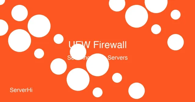 UFW firewall configuration terminal showing rules management and status