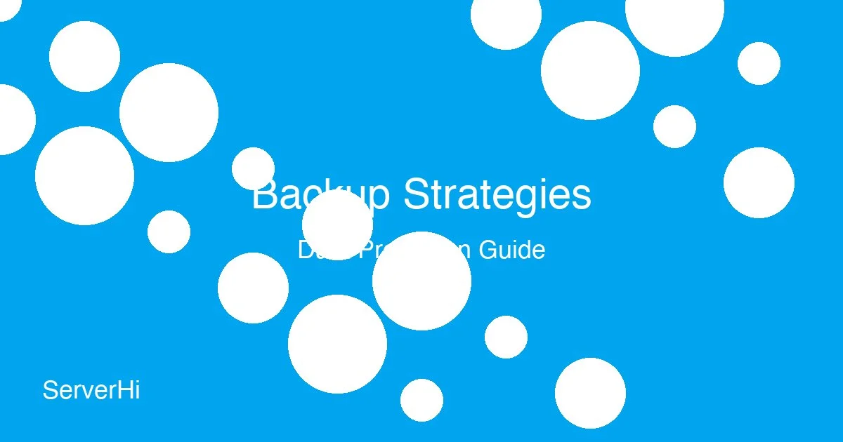 Backup strategy visualization showing local, cloud, and hybrid storage approaches
