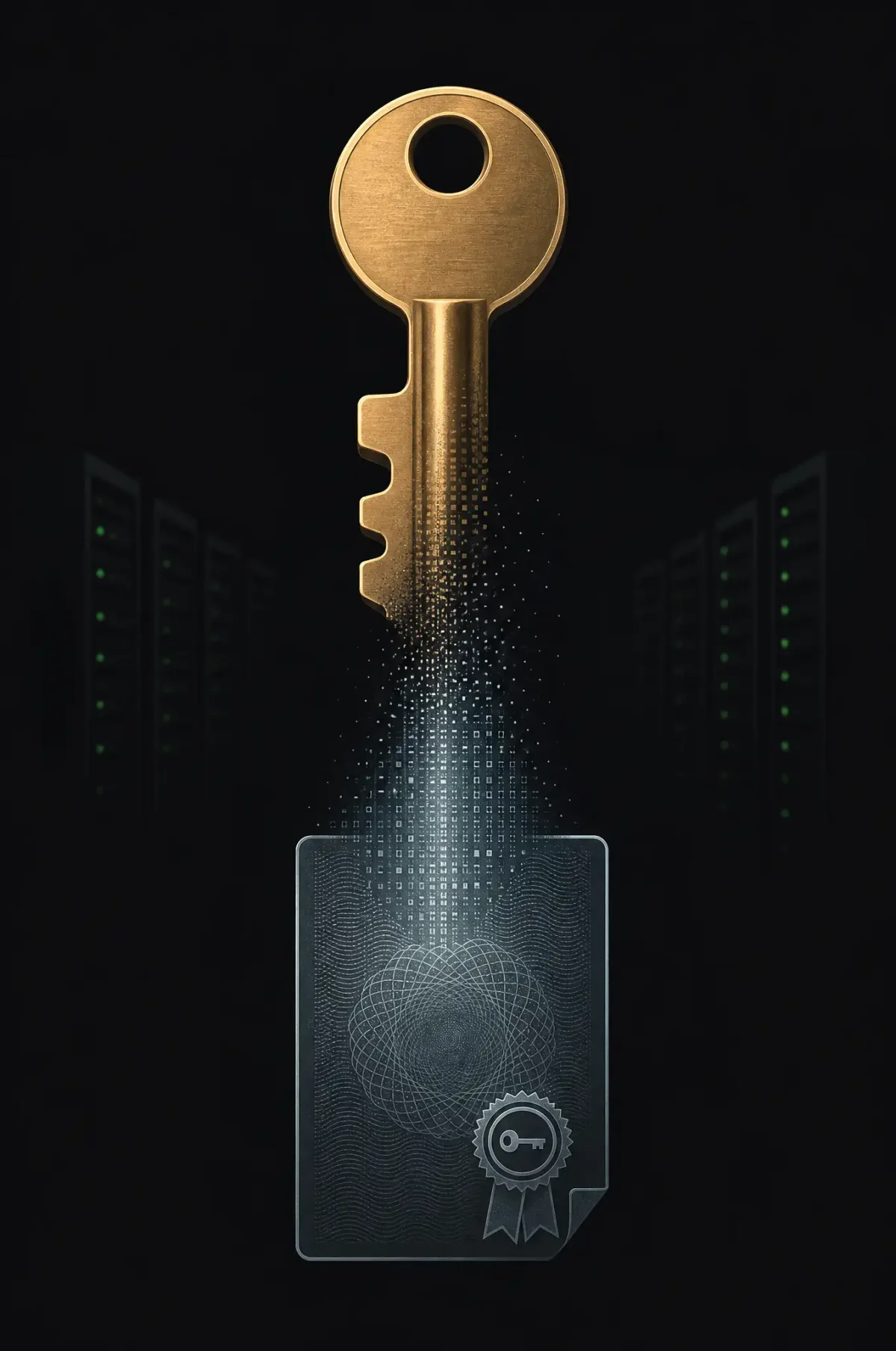 Terminal-style illustration for SSH Certificate-Based Authentication: Moving Beyond Key Pairs for Enterprise Scale